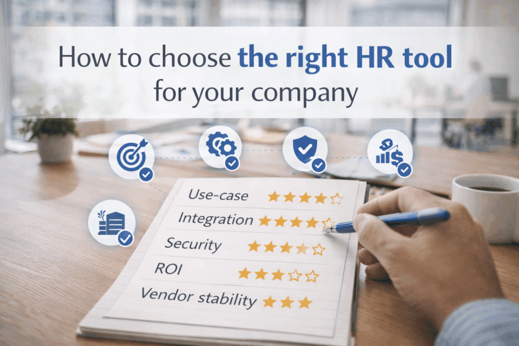Choosing the right HR software tools based on use case, security, ROI, and integration
