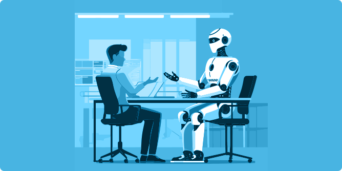 AI Interview Illustration