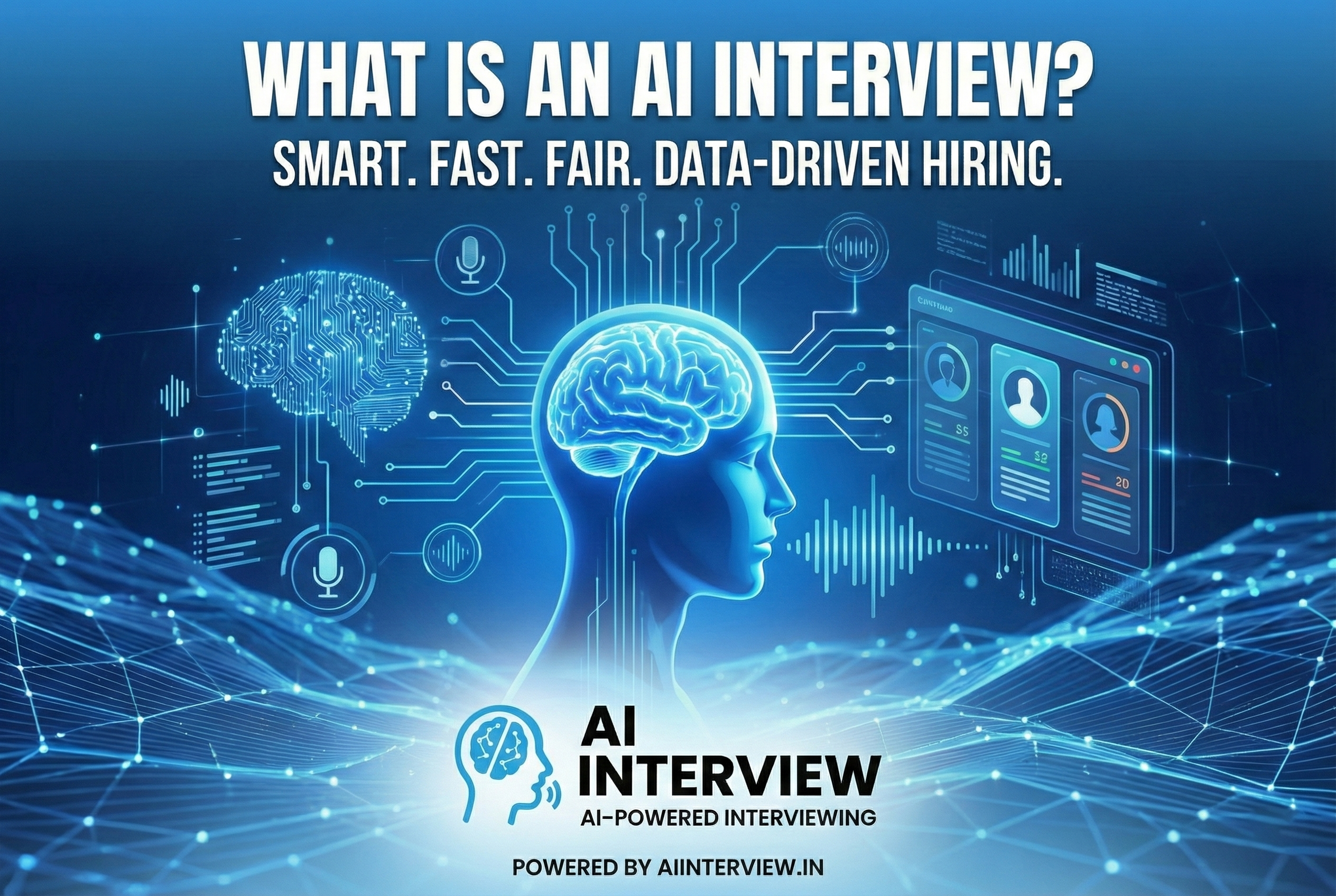 Learn what an AI interview is, how it works, and why HR teams use it to hire faster and fairer. Discover the benefits, process, and features.