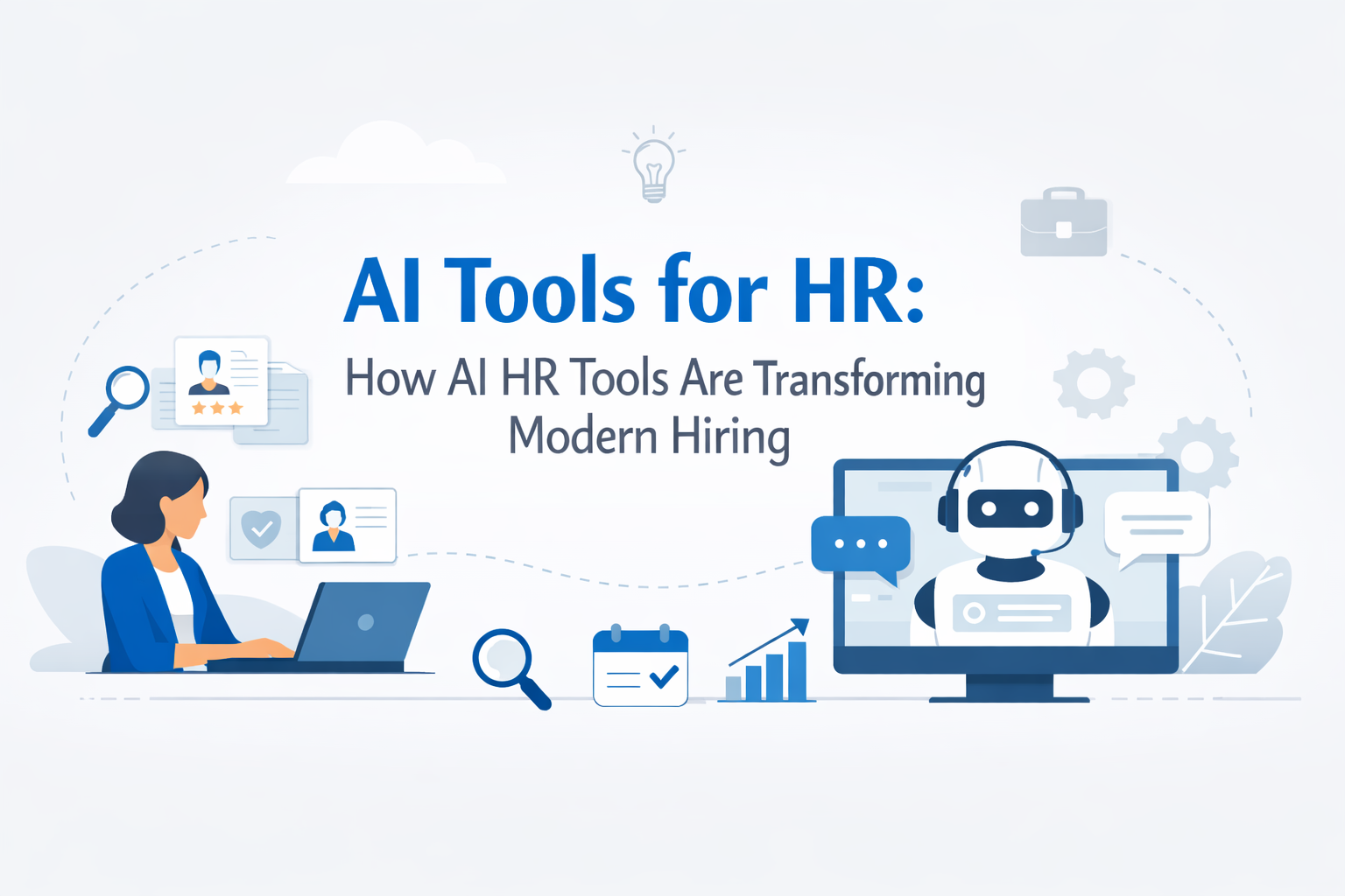 AI tools for HR transforming modern hiring with intelligent automation and smart recruitment workflows